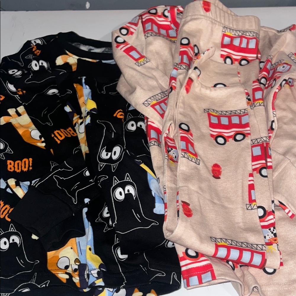 NEW 2 sets of Boy’s pajamas 6T